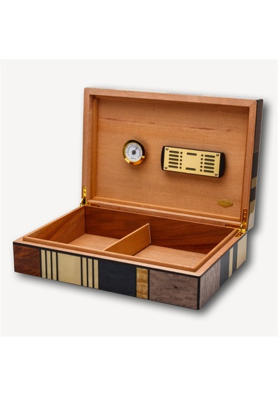 Lubinski İspanyol Sedir Puro Kutusu Humidor Abstract 30s