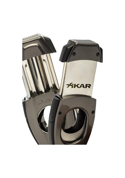 Xikar Flip Dual Gunmetal V & Düz Puro Makası Kesici