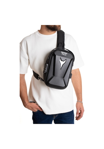 Newish Polo Erkek Şifreli Kilitli Su Geçirmez Sling Bag 404 Çapraz Omuz Ve Sırt Çantası - New404 Siyah - Beyaz Newish Polo Erkek Şifreli Kilitli Su Geçirmez Sling Bag 404 Çapraz Omuz Ve Sırt Çantası - New404 Siyah - Beyaz