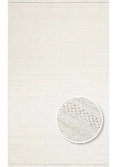 Eko Halı Joy 01 White Modern Makine Halısı