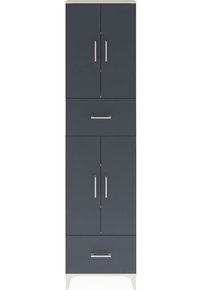 Arges Dolap 6 Raflı 2 Çekmeceli 4 Kapaklı 60x30x243 Aytaşı-an... Aytaşı