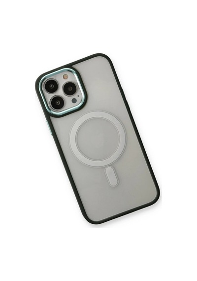 İphone 14 Pro Max Kılıf Room Magneticsafe Silikon - Köknar Yeşili