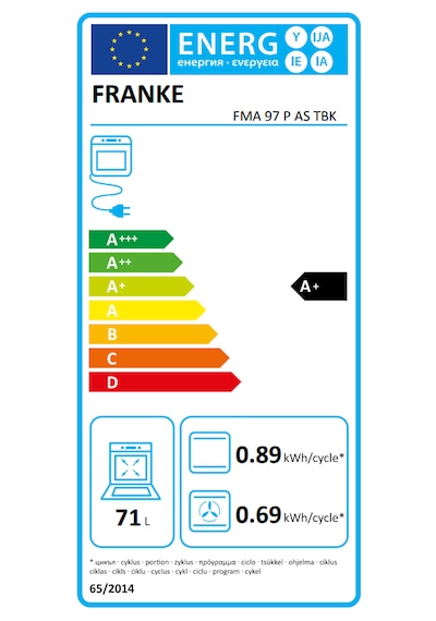 Franke FMA 97 P AS TBK 71 L Ankastre Air Fry Buharlı Fırın