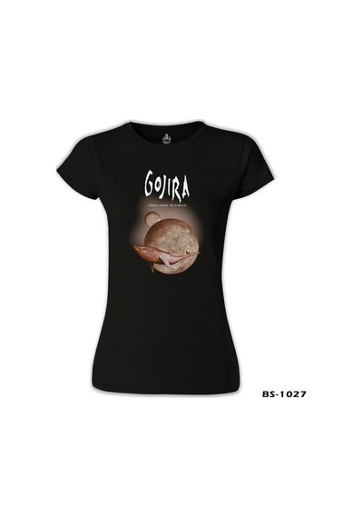 Gojira - From Mars To Sirius Siyah Kadın Tshirt 001