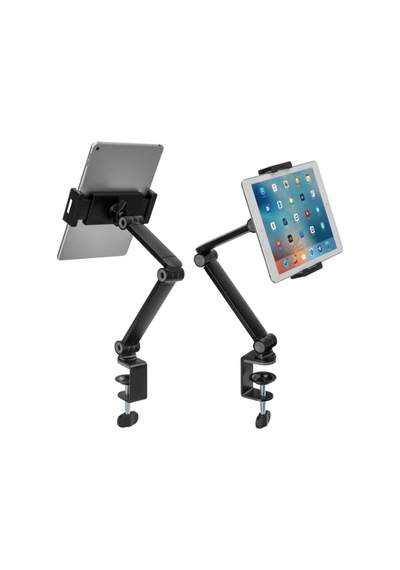 Masaüstü Kelepçeli Tablet Standı 4.7'' - 12.9'' Arası Tüm Tabletlerle Uyumlu 1
