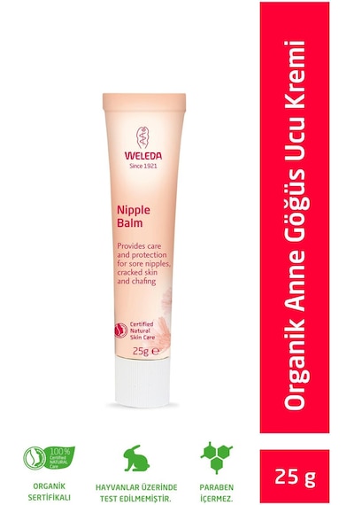 Weleda Organik Göğüs Ucu Bakım Kremi 25g