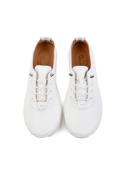 Bambi Beyaz Leather Kadın Casual Ayakkabı K01331825103 Beyaz