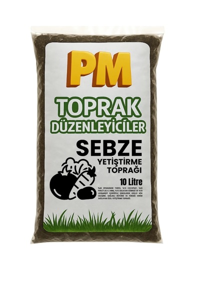 Sebze Yetiştirme Toprağı 10 Litre Saksı Ve Bahçe Uyumlu Organik Karışım 10 L