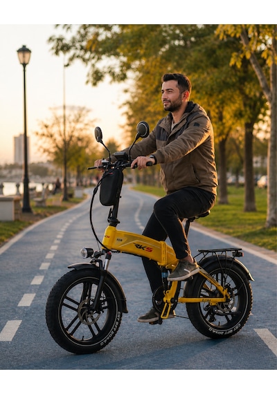 Rks Rd8 Premıum Elektrikli Bisiklet Sarı - 1500w