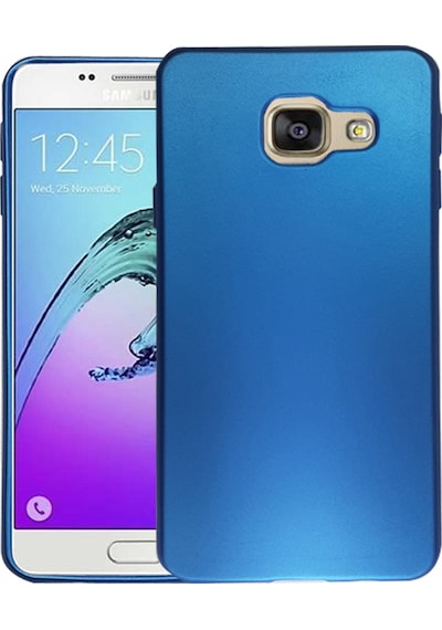 Samsung Uyumlu Galaxy A7 2016(A710) Arka Kapak Silikon Kılıf + Temperli Cam Ekran Koruyucu