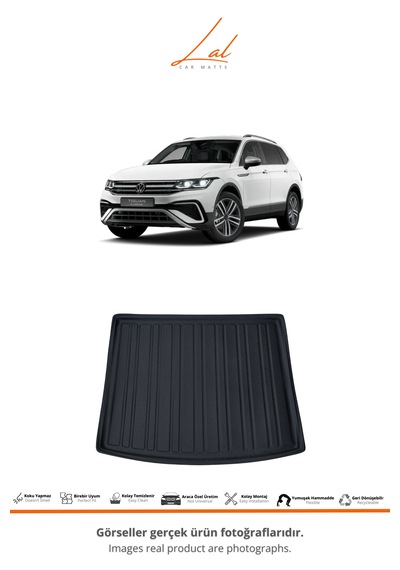 Volkswagen Tiguan 3d Havuzlu Paspas Üst Kademe Bagaj Havuzu Seti 2016-2023 Uyumlu