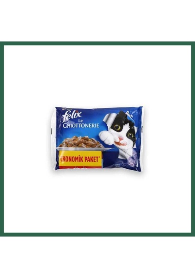 Felix Sığır Etli Kedi Pouch 4x85gr Bzs01