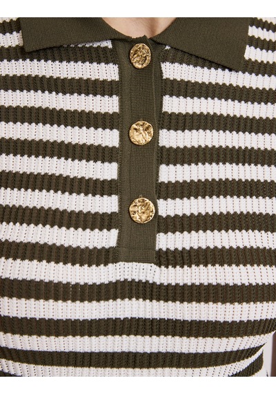Pierre Cardin Kadın Haki Kazak /triko 50324128-vr027