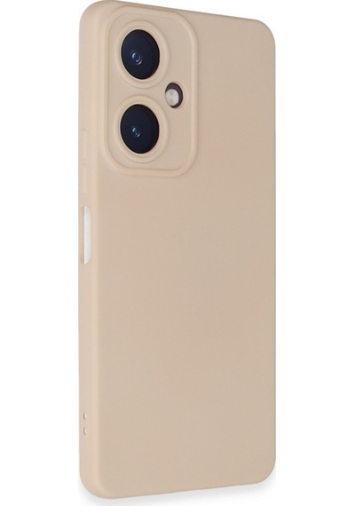 Newface Vivo Y27 Kılıf Nano İçi Kadife Silikon - Pudra pudra