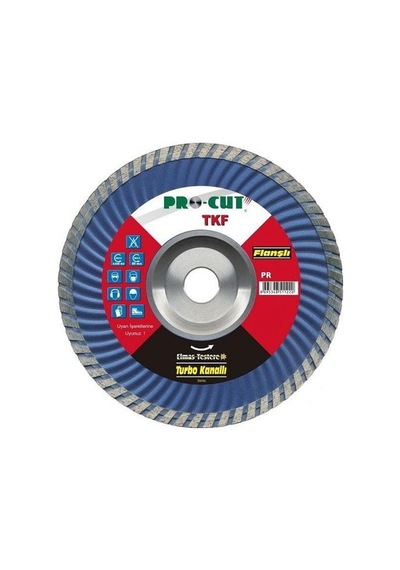 Pro-cut Pr51122 Flanşlı Turbo Kanallı 180 Tkf Elmas Testere