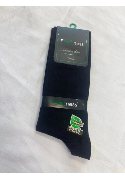 Freshness 1010 Erkek Bambu Soket Çorap Siyah