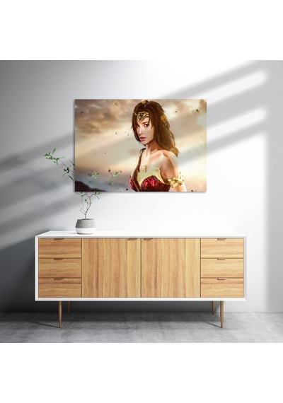 Cakasepetim Wonder Women Gal Gadot Görseli Ahşap Mdf Tablo