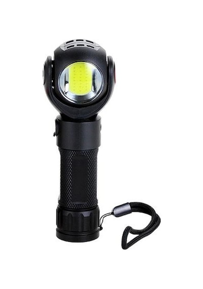 S-Link Sl-F860 3W Cob+3W Led Pilli Dönebilen Çift Başlıklı Manyat N11.475