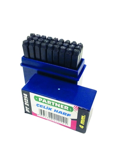 Çelik Harf 27 Parça 6 Mm