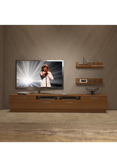 Decoraktiv Trendstyle 220r Slm Tv Ünitesi Tv Sehpası Ceviz