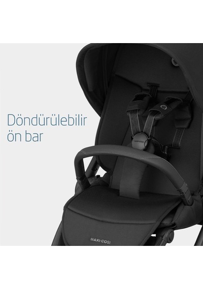 Maxi-Cosi Oxford Çift Yönlü Seyahat Sistem Olabilen Bebek Arabası Twillic Black