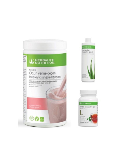 Başlangıç Paketi Ahududu Aromalı Shake +ahududu Aromalı Çay +aloe Vera Suyu