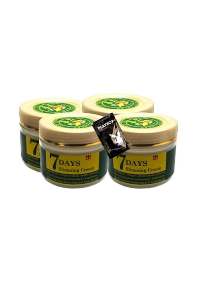 7 Days 4x100 Ml Ginger Miracle Slimming Cream +1 Ad Jel İle