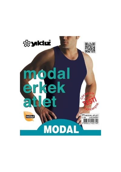 Yıldız Erkek Modal Atlet Renkli