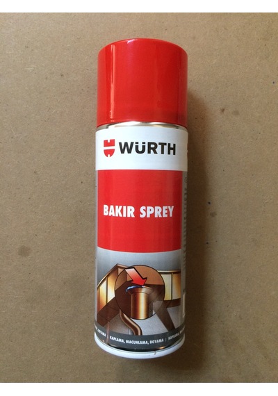 Würth 400 ML Bakır Sprey Boya Mat Bakır Renk Germany