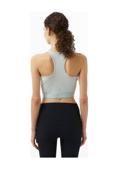Under Armour Meridian Rib Antrenman Branded Kadın Yeşil Koşu Atlet 1389641