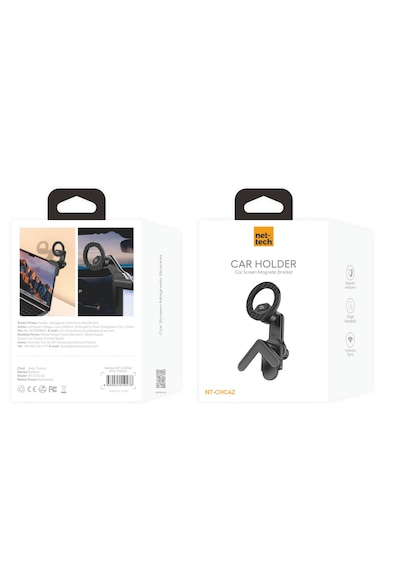 Nettech Nt-chc42 Magsafe Uyumlu Araç İçi Manyetik Telefon Tutucu Siyah