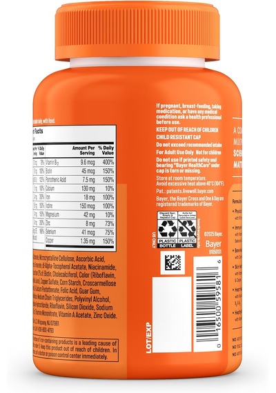 One A Day Women's Complete Multivitamin 200 Tablet Orijinal Usa Menşeii Dmmedicineden