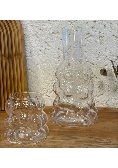 Üzüm Desenli Başucu Sürahisi Bardaklı 1litre