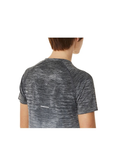Asics SEAMLESS SS TOP Gri Women Kısa Kollu Tshirt 2012C385-020