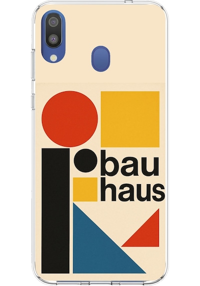 Samsung Galaxy M20 Uyumlu Bauhaus Akımı Baskılı Silikon Kılıf Renkli