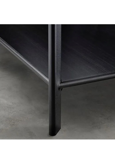 Ikea Jattesta Açık Raf Ünitesi, Siyah 120x85 Cm Ahşap - Siyah