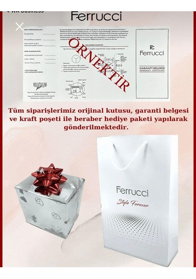 Ferrucci  Blkt 2 244 Kadın Kol Saati ve Bileklik