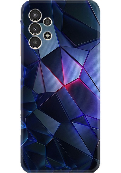 Samsung Uyumlu Galaxy A14 Kılıf Resimli Desenli Silikon Platinium Series Üçgenler 2 1872