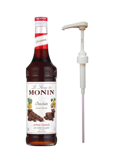 Monin Çikolata Şurubu (700ml) + Şurup Pompası