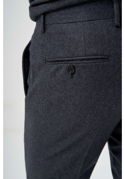 Bisse Erkek Regular Fit Flanel Klasik Pantolon Antrasıt Ppnk23k23201 D58 Antrasit
