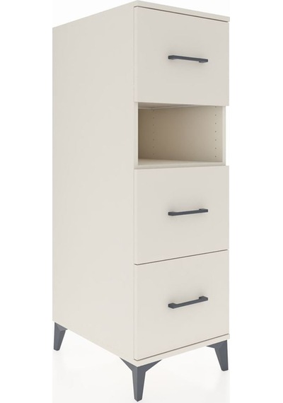 Kronos Dolap Tek Raflı 3 Çekmeceli 44x59x134 Aytaşı-aytaşı Aytaşı