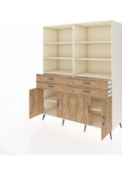Kronos Gardrop 8 Raflı 4 Çekmeceli 4 Kapaklı 176x59x221 Aytaşı-çam Çam Kronos Gardrop 8 Raflı 4 Çekmeceli 4 Kapaklı 176x59x221 Aytaşı-çam Çam