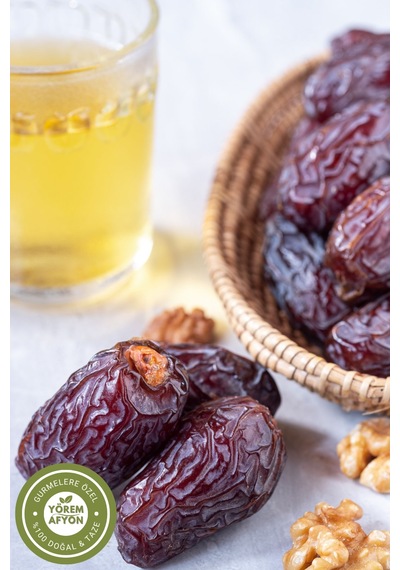 Yörem Afyon Duble Boy Yumuşak Yeni Mahsul Karbonhidrat Deposu Kudüs Hurması 80gr. 80 G