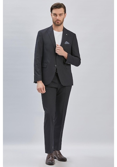 İmza Siyah Gabardin Mono Yaka 8 Drop Comfort Fit Rahat Kesim Basic Takım Elbise 1001240006-siyah Siyah İmza Siyah Gabardin Mono Yaka 8 Drop Comfort Fit Rahat Kesim Basic Takım Elbise 1001240006-siyah Siyah