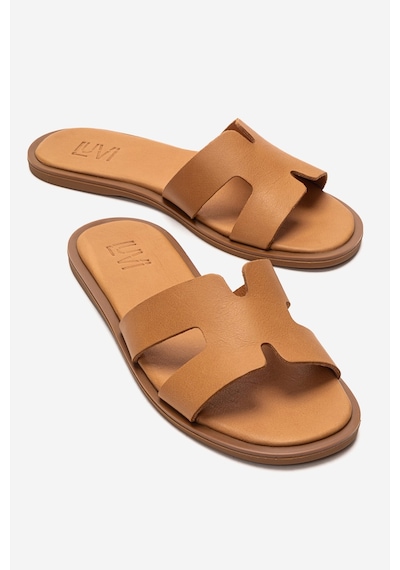 Luvishoes Bıora Taba Hakiki Deri Kadın Terlik