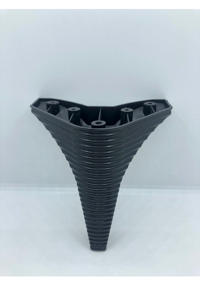 DEKORATİF, 15 CM SİYAH PLASTİK BAZA,KOLTUK,MOBİLYA AYAĞI (4 ADET)