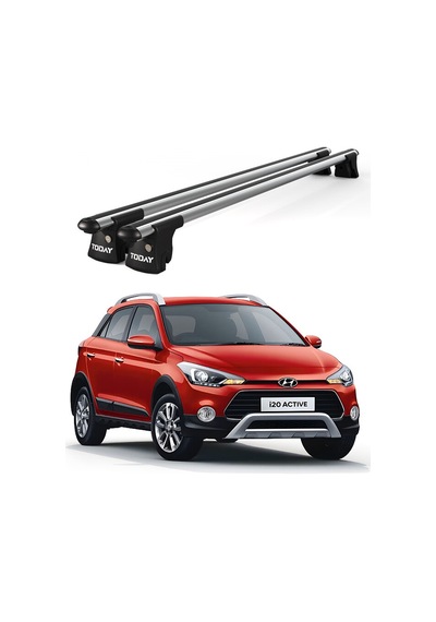 Trio-ı Hyundai İ20 Activ 2014 Ve Sonrası Uyumlu Kilitli Ara Atkı 120cm Port Bagaj Tavan Barı
