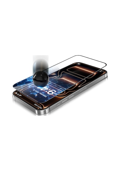 Buff Apple Uyumlu iPhone 18 Pro Max / iPhone 17 Pro Max / 16 Pro Max 5d Glass Easyfit 2 Adet Ekran Koruyucu