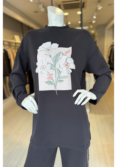 Oe25y939688 Omelya Sweatshırt Ekru