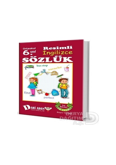 Ortaokul 6. Sınıf Resimli İngilizce Sözlük - Büşra Yılmaz - Dahi Adam Yayıncılık